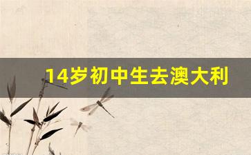 14岁初中生去澳大利亚留学