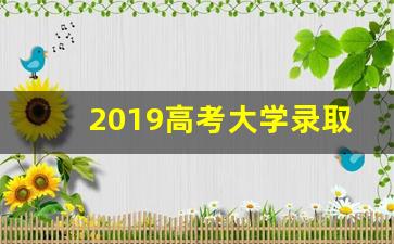 2019高考大学录取分数线