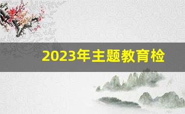 2023年主题教育检视整改情况_检视问题整改落实清单