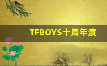 TFBOYS十周年演唱会今晚举办_tfboys演唱会免费观看回放