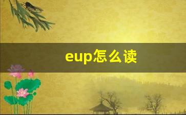 eup怎么读