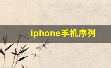 iphone手机序列号查询入口