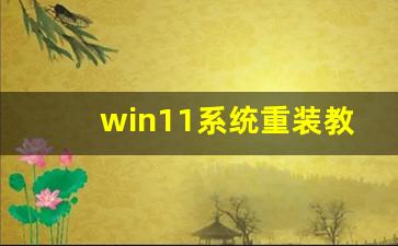 win11系统重装教程