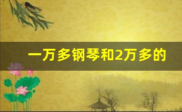 一万多钢琴和2万多的区别