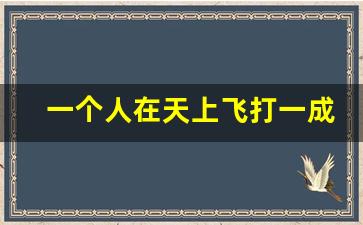 一个人在天上飞打一成语_两个话打一成语