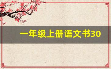 一年级上册语文书30_一年级语文书上30页