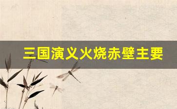 三国演义火烧赤壁主要内容15字_三国火烧赤壁第几集