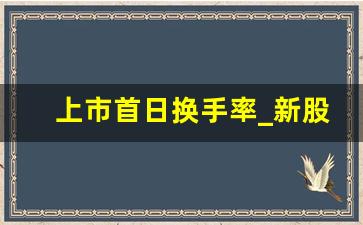 上市首日换手率_新股上市换手率高好还是低好