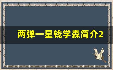 两弹一星钱学森简介200字