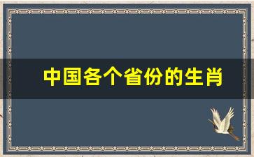 中国各个省份的生肖