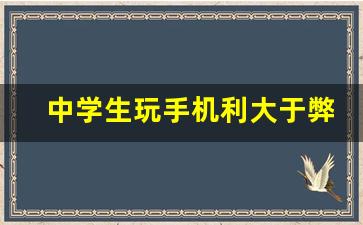 中学生玩手机利大于弊辩论赛_高中生恋爱利大于弊辩论