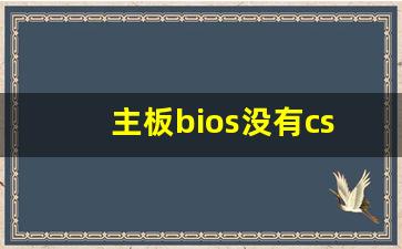 主板bios没有csm选项的解决方法_华硕启动项没有u盘启动项