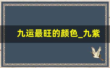 九运最旺的颜色_九紫离火运穿什么颜色衣服好