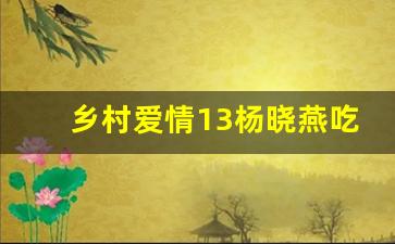 乡村爱情13杨晓燕吃火锅第几集_乡村爱情广坤给王小蒙捉虫