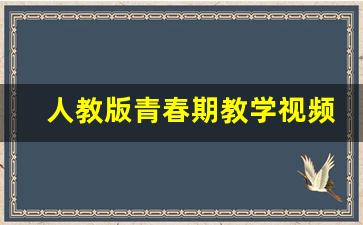 人教版青春期教学视频_幼稚的初中生