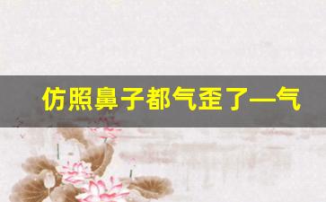 仿照鼻子都气歪了—气急败坏_鼻子都气歪了气急败坏类似的句子