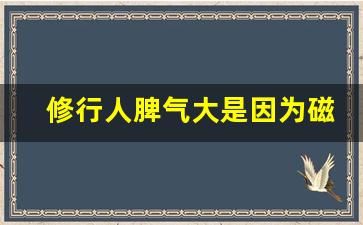 修行人脾气大是因为磁场