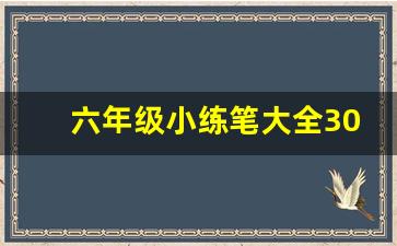 六年级小练笔大全300字_小练笔怎么写六年级200字