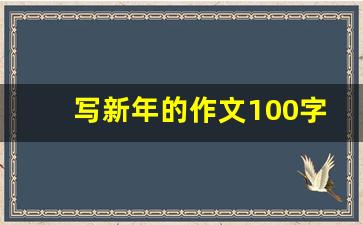 写新年的作文100字