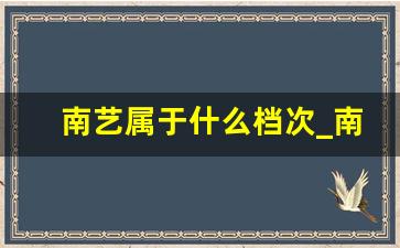 南艺属于什么档次_南艺比一般本科好吗