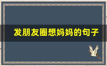 发朋友圈想妈妈的句子_表达对父母的优美句子