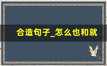 合造句子_怎么也和就造句