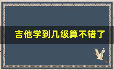 吉他学到几级算不错了_10岁学吉他有意义吗