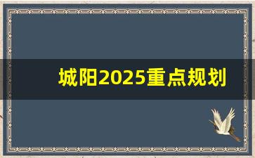 城阳2025重点规划