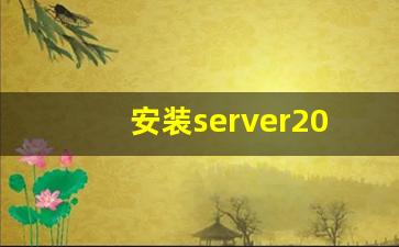 安装server2012