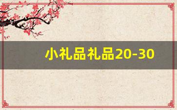 小礼品礼品20-30_做活动比较实用的小礼品