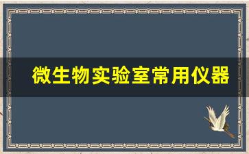 微生物实验室常用仪器设备_全自动微生物检测系统