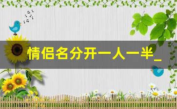 情侣名分开一人一半_二人情侣专属昵称配对