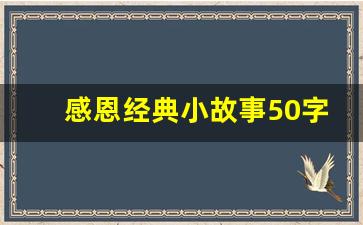 感恩经典小故事50字