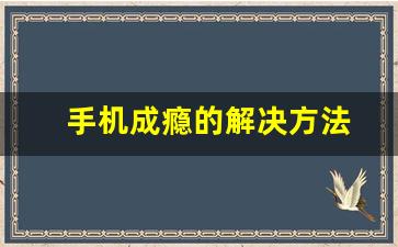 手机成瘾的解决方法