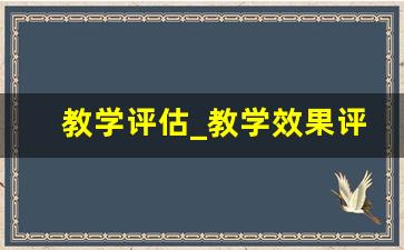 教学评估_教学效果评估方法有哪些