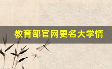 教育部官网更名大学情况_合肥学院改大学最新消息