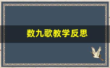 数九歌教学反思