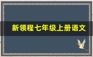 新领程七年级上册语文试卷