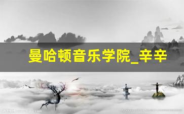 曼哈顿音乐学院_辛辛那提音乐学院