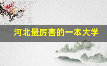 河北最厉害的一本大学_河北师大就业都去了哪里