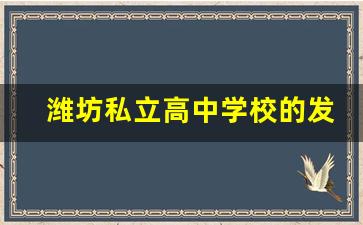 潍坊私立高中学校的发展历程