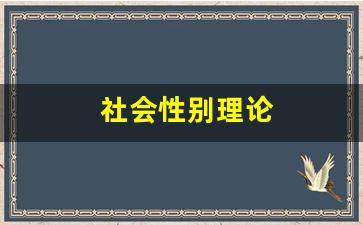 社会性别理论