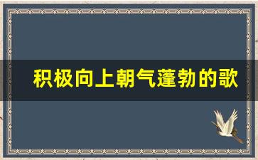 积极向上朝气蓬勃的歌曲