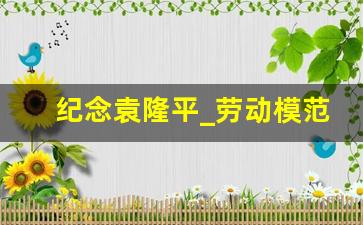 纪念袁隆平_劳动模范作文800字袁隆平