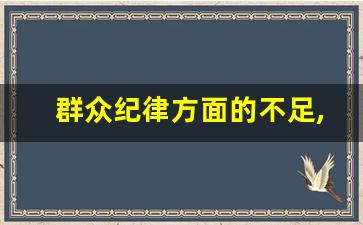 群众纪律方面的不足,与整改措施_个人廉洁方面存在问题及不足