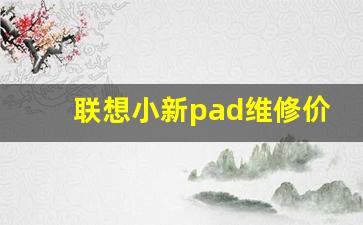 联想小新pad维修价格表