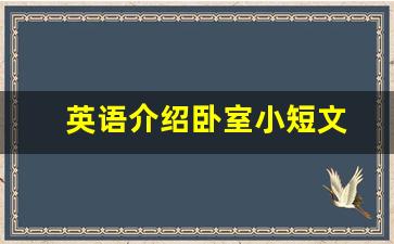 英语介绍卧室小短文