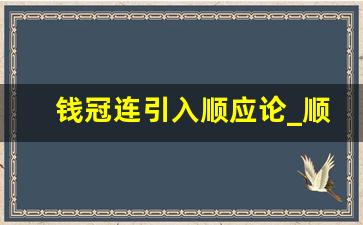 钱冠连引入顺应论_顺应论中的动态顺应详细解释