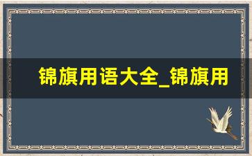 锦旗用语大全_锦旗用语14句