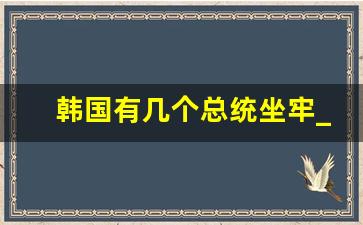 韩国有几个总统坐牢_全球有几个女总统